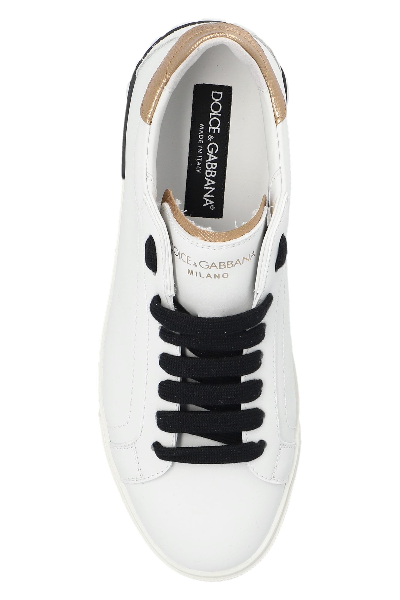 【関税込み】dolce & gabbana Portofino' sneakers $895 Dolce & Gabbana Men's White Leather Strap Portofino